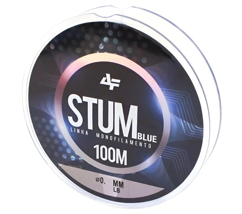 Linha Monofilamento Albatroz Fishing Stum Blue 0.37mm - 10,3kg 100 M